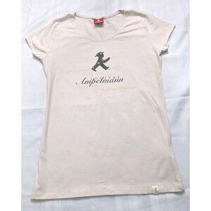AMPELMANN Couture Soft Pink Tee Organic Cotton German Elevated Basics Size M
